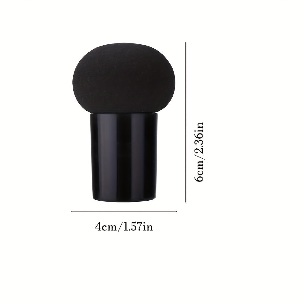 2pcs Handle Mushroom Makeup Sponge Portable Makeup Powder Puff Suitable for Wet and Dry Use Face Mushroom Head Makeup Sponge Foundation Makeup Sponge Powder Puff Beauty Tool Smooth Sponge