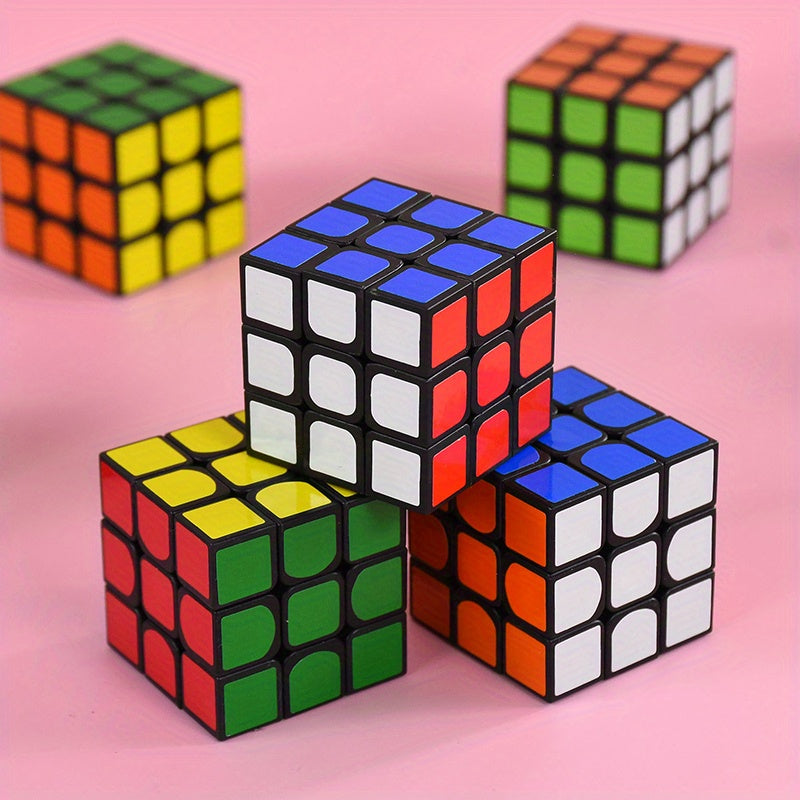 5pcs/Set Creative Mini Puzzle Cube Keychain 3X3Cm New Backpack And Key Pendant Promotional Gift Bag Accessories Wedding Birthday Party Guest Favorites Fashion Jewelry Decoration Gift, Halloween, Christmas