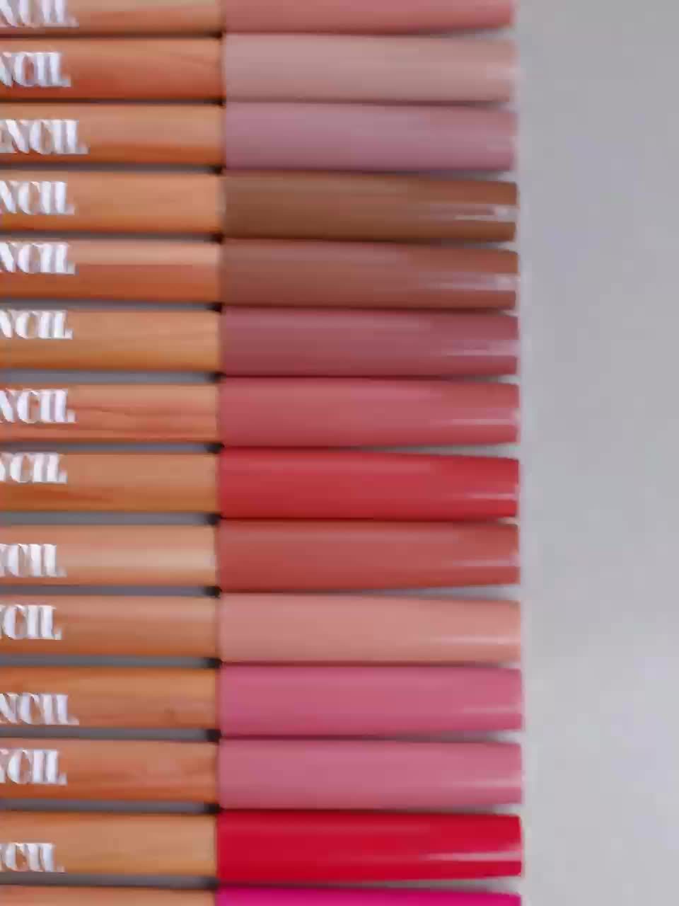 6pcs Velvet Matte Lip Liner Pencils Set | Long-Lasting & Non-Drying | Perfect for Lining & Filling Lips | Versatile Shades for All Skin Types | Includes Berry, Brown, Pink, Purple, Red Tones