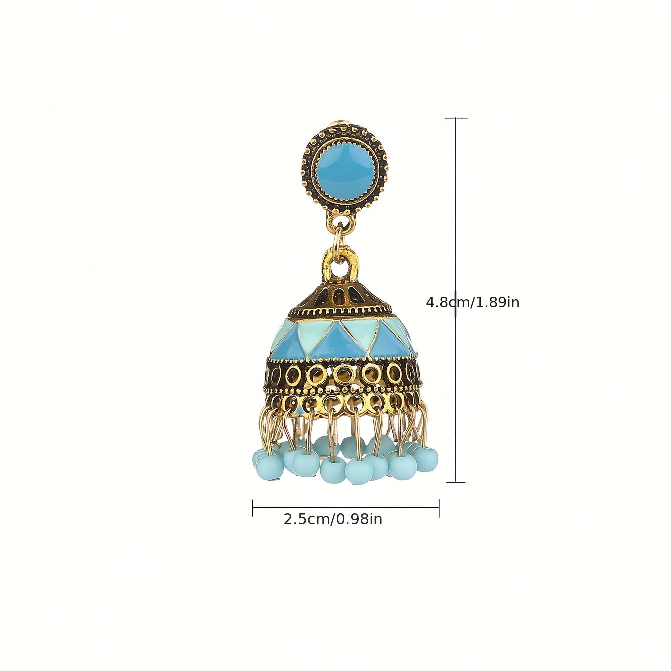 Bohemian Vintage Alloy Bell Earrings