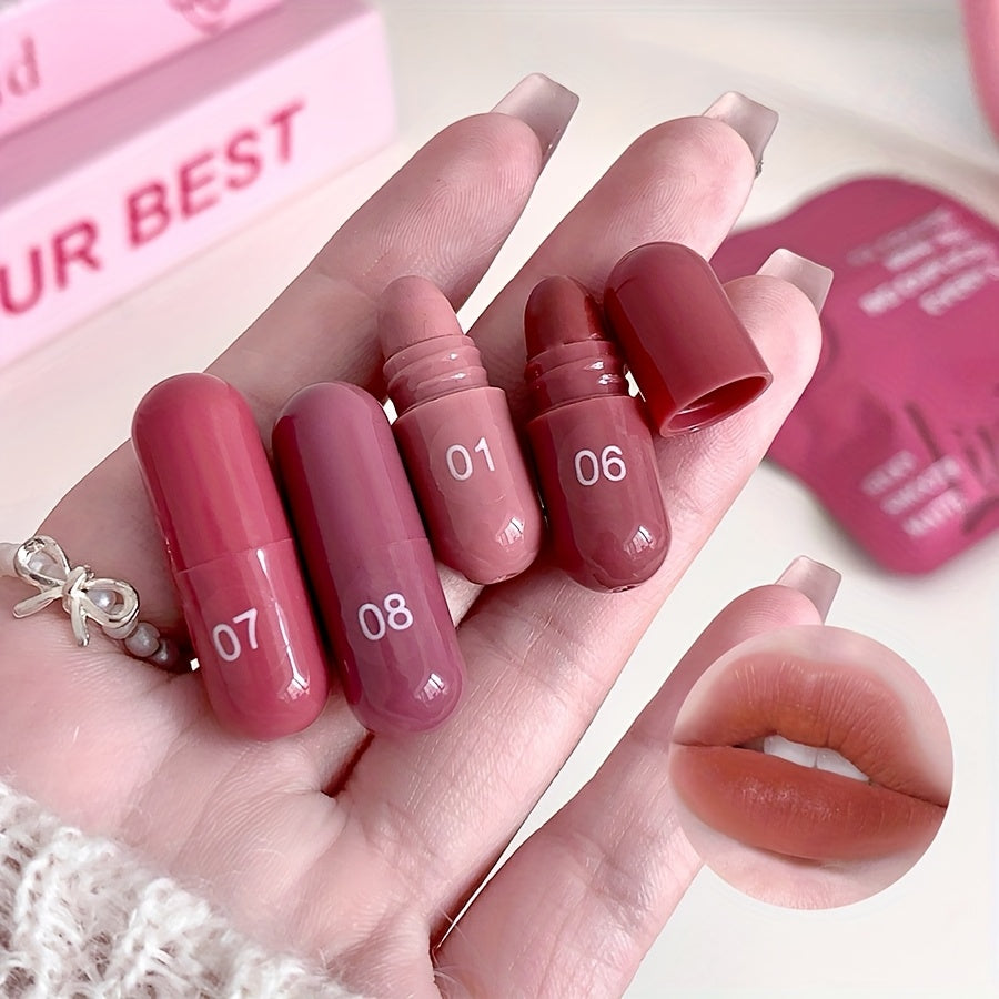 12pcs Mini Matte Lipstick Set - Rich, Soft, and Smooth Lip Colors in Pink, Red, and Brown, Easy to Apply, Long-Lasting Wear, Perfect for Makeup Festivals or Gifts, Makeup Festival Gift|Matte Finish|Nourishing Lipstick, Lipsti