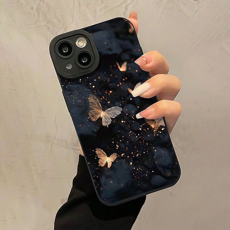 Eye Black Shell Pattern Print Suitable for iPhone 11/12/13/14 Pro Max, 15 Plus, 7/8 Plus, XS/XR, 11 Pro, 12 Pro, 13 Pro, 16 Pro, 16 Plus