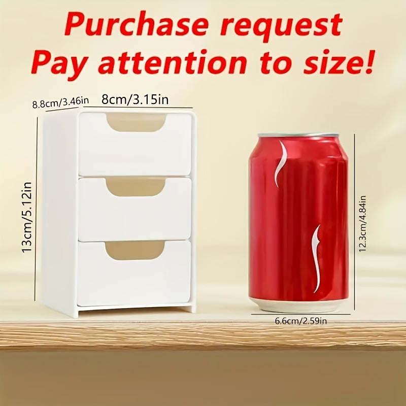 Cosmetic Storage Box - Plastic Organizer Container Storage Box with Removable Dividers