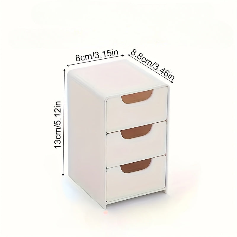 Cosmetic Storage Box - Plastic Organizer Container Storage Box with Removable Dividers