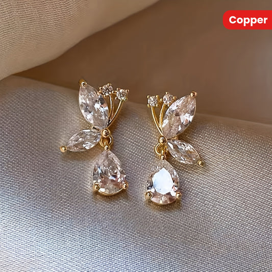 Sparkling Butterfly Design Inlaid Rhinestone