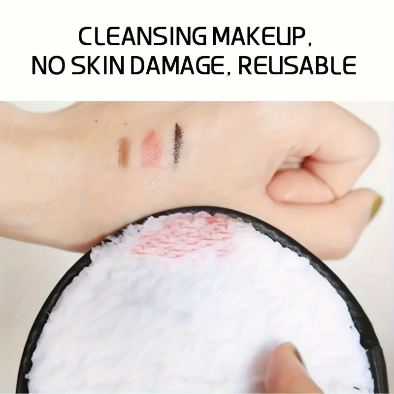 4-Pack Soft Microfiber Face Pads, Reusable Dual-Sided Extraction Pads for Gentle Facial Cleansing and Makeup Application, Daily Face Washing Facial Cleanser