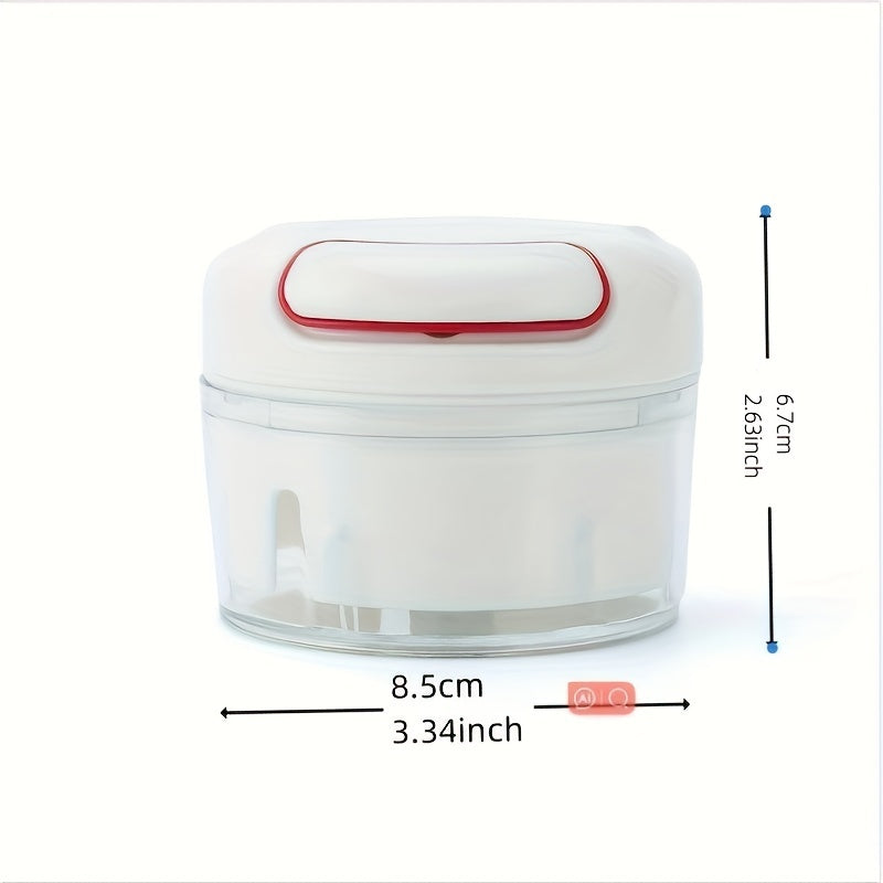 1, vegetable cutter, multifunctional garlic masher, garlic grinder, garlic masher, vegetable cutter, creative fruit masher, manual garlic masher, kitchen supplies, kitchen gadgets, 500/900ml