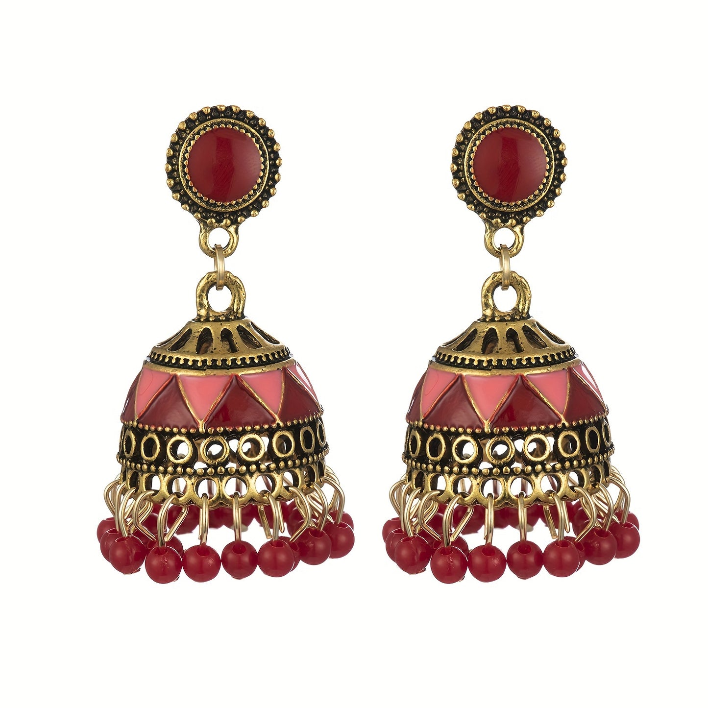 Bohemian Vintage Alloy Bell Earrings