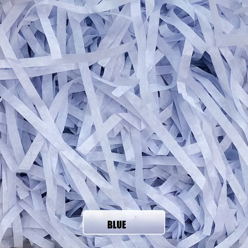 30g Raffia Paper Filler - Light Pink, Blue, Golden, Suitable for Gift Wrapping, Christmas, Wedding, Birthday, Valentine'S Day Decoration Filler, Holiday Packaging | Soft Tones | Lightweight Filling Material