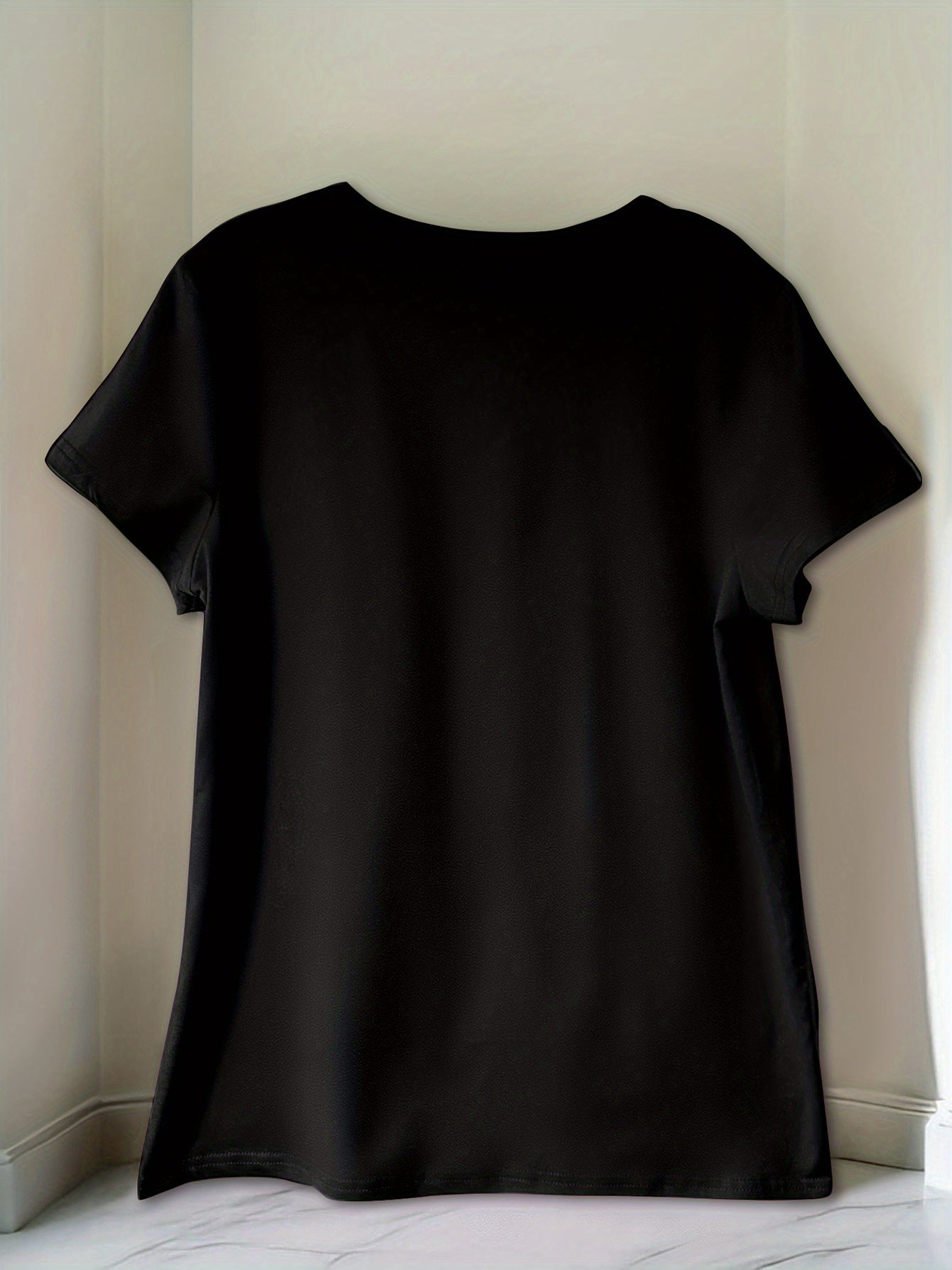 Women'S Floral Print T-Shirt - Casual & Vacation Style, Short Sleeve Crew Neck, Spring/Summer Collection, Machine Washable, Slim Fit with Vibrant Flower Design, Lightweight Polyester Blend, Perfect for Casual Attire, Casual S