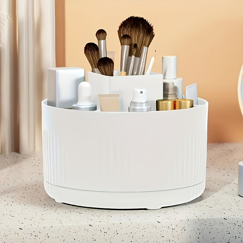 Cosmetic Storage Box -  360° Rotating Makeup Brush Organizer