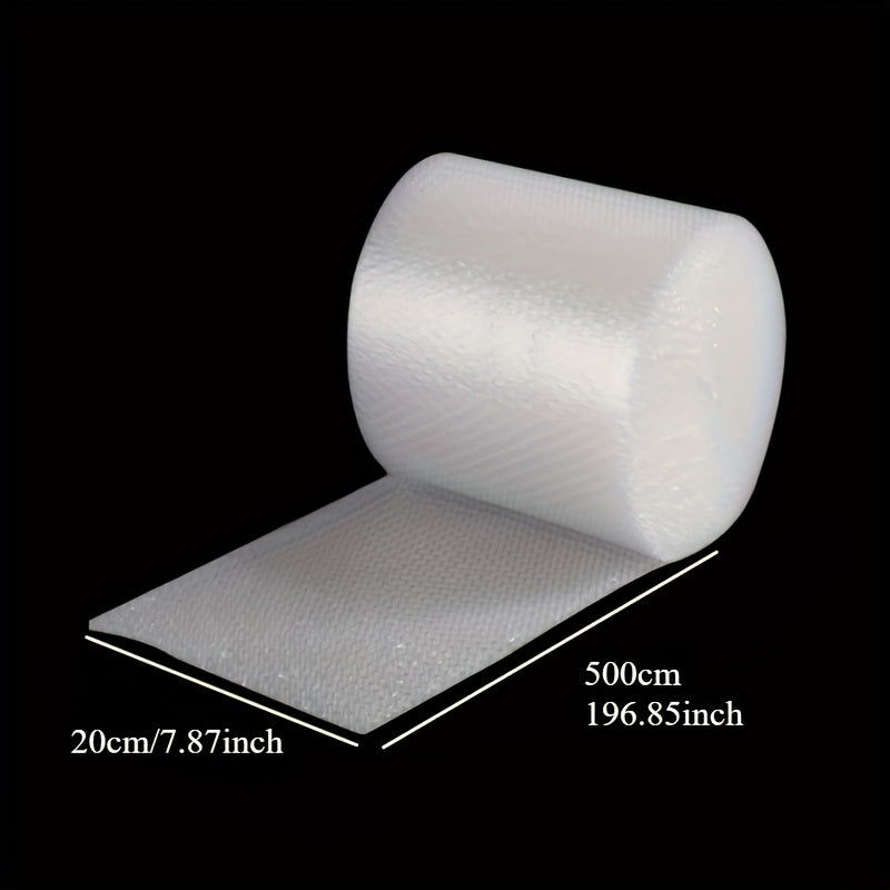 1-Pack Heart-Shaped Plastic Protective Packaging Roll - Enhanced Cushion Foam for Safe Mailing, 500cm/196.85in