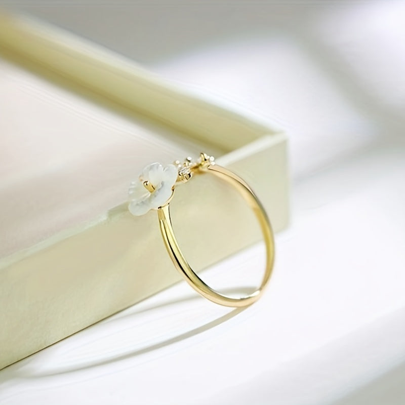 Creative Flower Leaf Ring