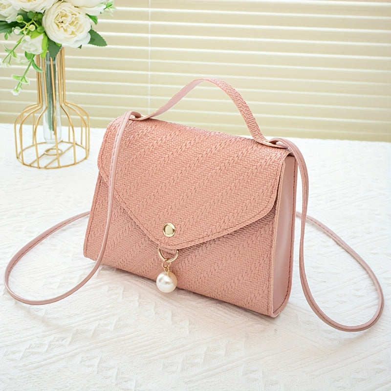 Women'S Casual Beaded Crossbody Bag