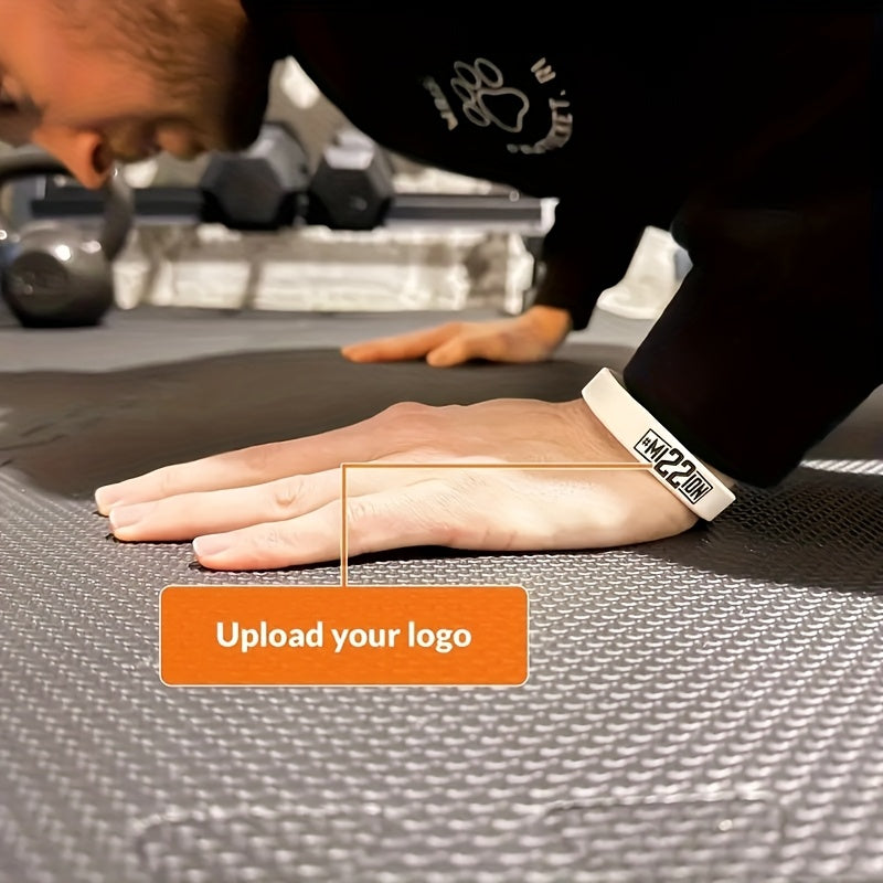 New Hot Deal 25pcs Silicone Bracelets with Heart Pattern, Create Your Own Design, Unisex for Holidays or Daily Use, Lightweight Wristbands Suitable for Weddings, Birthdays, Corporate Events, Christmas, Earth Day - Inspiration