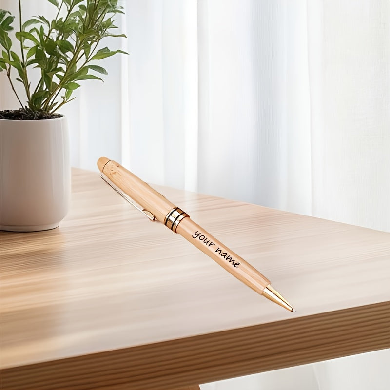 Custom Engraved Logo Ballpoint Pen Set with Keychain & Business Card Holder - Perfect Gift for Colleagues, Friends, and Family Birthdays or Holidays