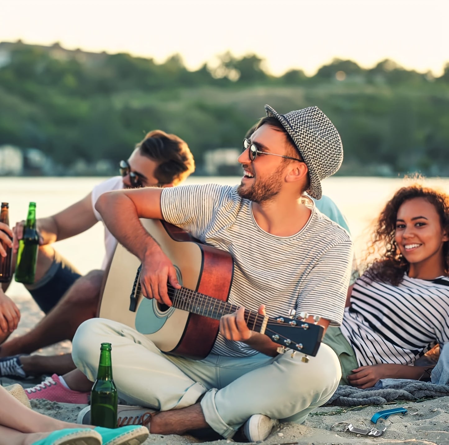 60 Pack Custom Engraved Aluminum Bottle Opener Keychains - Durable, Lightweight Metal Drink Openers with Personalized Text for Weddings, Business Events, Party Favors, Promotional Gifts