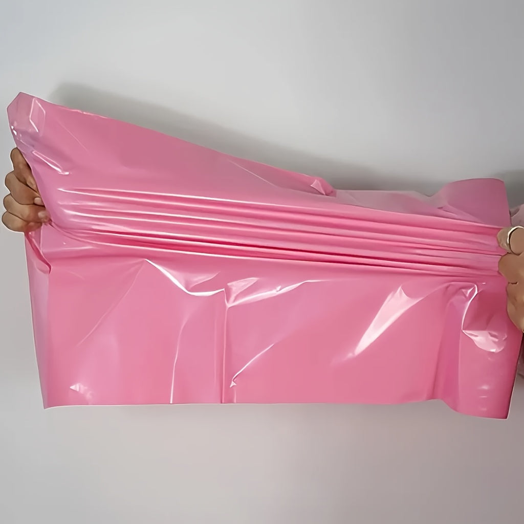 49/99 Self-Sealing Pink Mailing Bags, Multi-Purpose Thickened Postal Pouches for All Seasons, 4 Sizes Available (S,M,L,XL), Suitable for Express Shipping, Gift Wrapping & Office Use