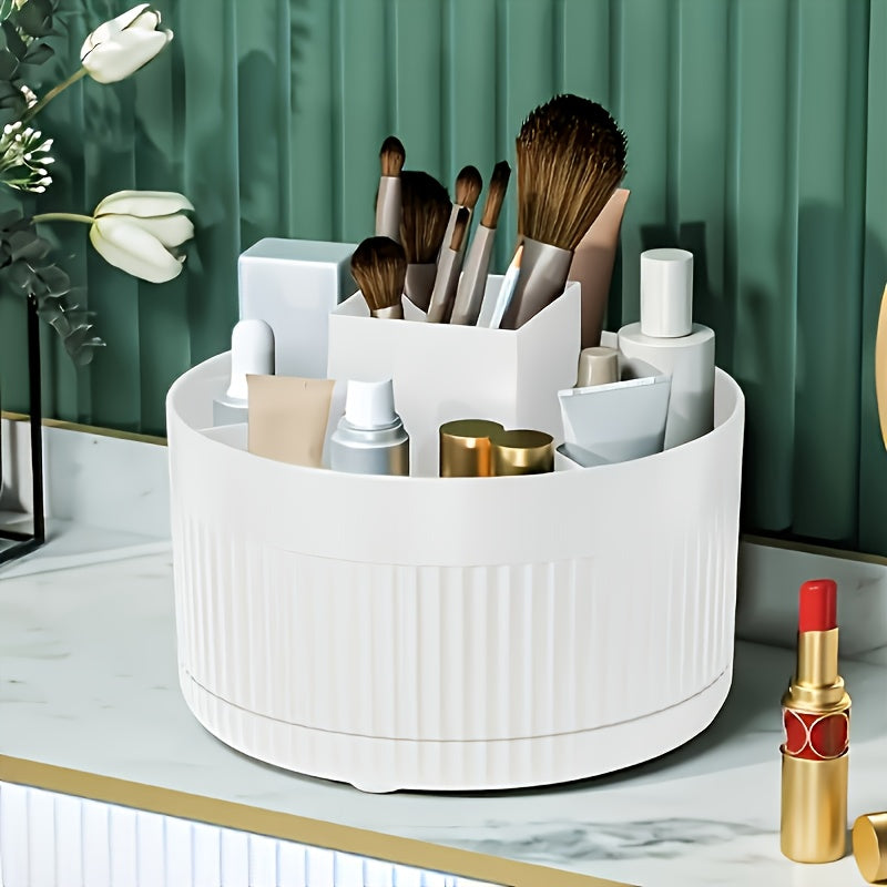 Cosmetic Storage Box -  360° Rotating Makeup Brush Organizer