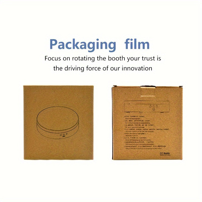 Electric Rotating Display Stand Turntable with Mirror Top, USB Powered, 5V Operating Voltage, 3 Speeds, Jewelry Display Holder, 6.6lbs Capacity