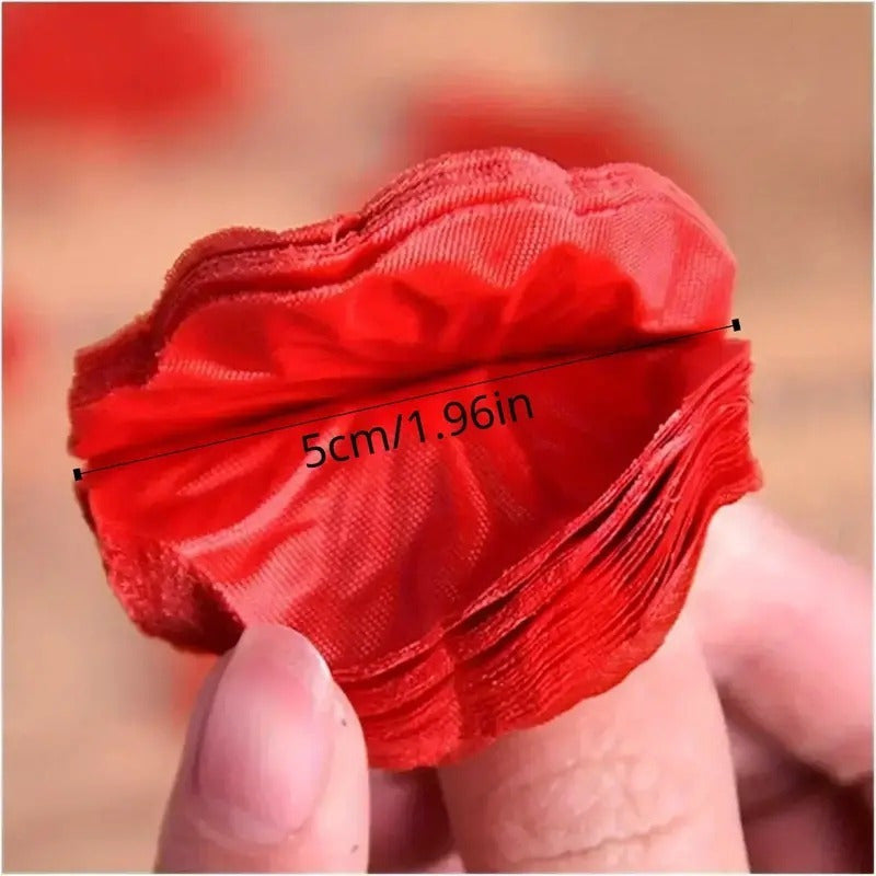 2000pcs Artificial Fake Rose Petals Red Petal Flowers for Romantic Wedding Party Favors Decoration