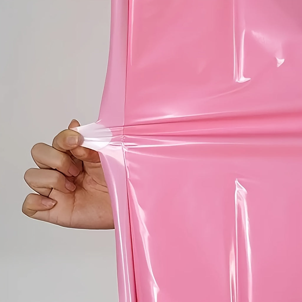 49/99 Self-Sealing Pink Mailing Bags, Multi-Purpose Thickened Postal Pouches for All Seasons, 4 Sizes Available (S,M,L,XL), Suitable for Express Shipping, Gift Wrapping & Office Use