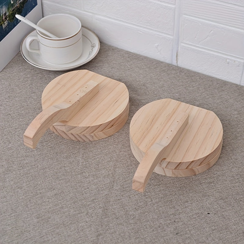 Manual Pasta Maker & Dough Cutter - Heavy-Duty Recycled Wood Construction with Ergonomic handle, Non-Slip surface - for Homemade Pizza, Pasta, Dumplings, Pie Crusts - Kitchen Tool for Home &, Pasta Making Tools, Dumpling Form