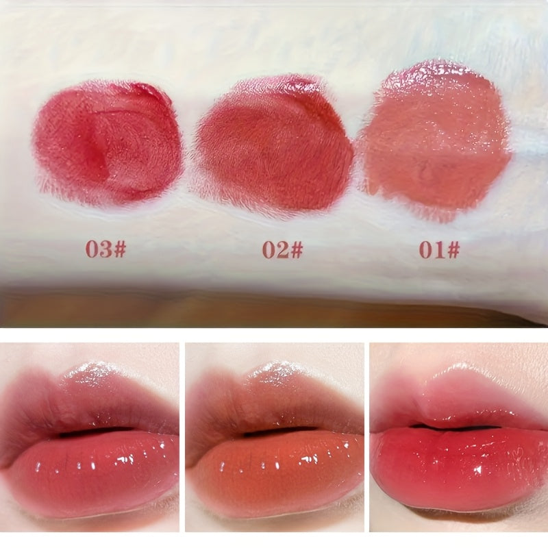 3pcs/1pc Women'S Waterproof Moisturizing Lipstick Set, Featuring 3 Long-Lasting Lip Balms in Natural Shades, Enriched with Plant Squalane for Hydration, Enhancing Lip Color with a Durable Finish, Non-Greasy, Fade-Resistant, S