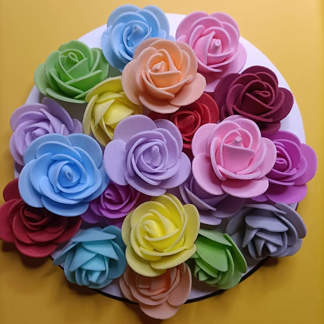 15cm 3D Romantic Heart-Shaped Artificial Rose - Realistic Polyurethane Flower for Valentine'S Day, Mother'S Day, Graduation, Teacher'S Day & Birthday Gifts - No Maintenance Home Decor, Bedroom Tabletop Decoration, Romantic Gi