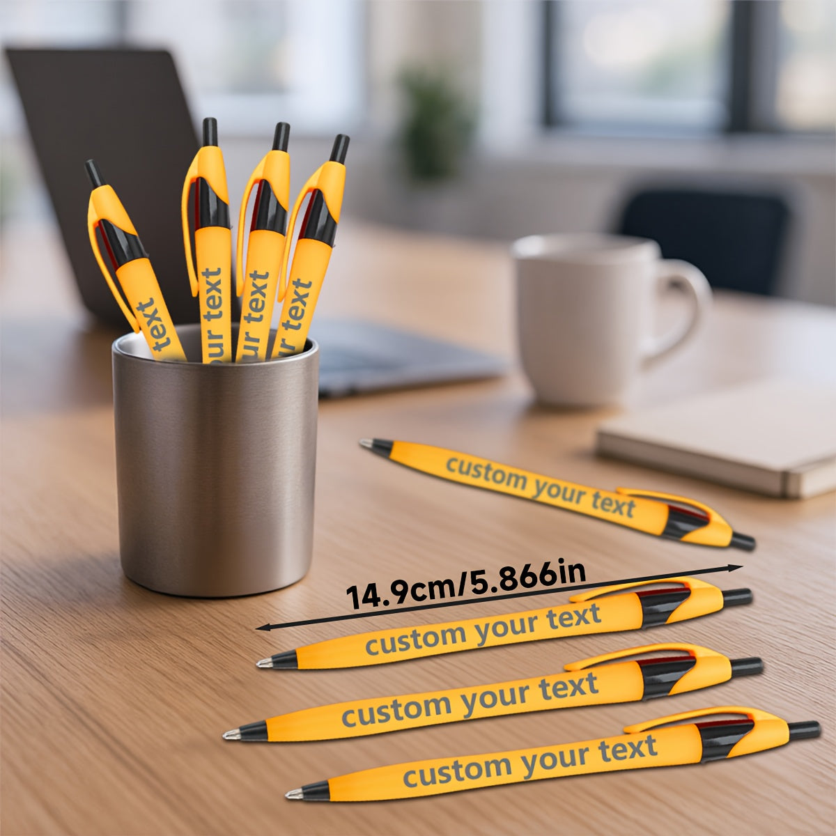 30pcs/50pcs/12pcs 50/30/12pcs Ballpoint Pens, Customizable with Inspirational Quotes, Names, And Logos. Colorful, Smooth Writing Ballpoint Pens with Black Ink for Christmas And Back-To-School Gifts.