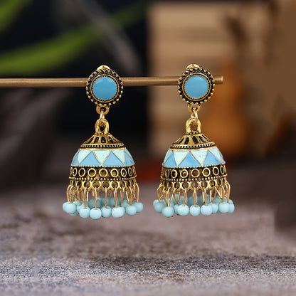 Bohemian Vintage Alloy Bell Earrings