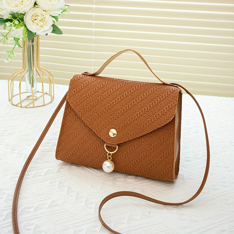 Women'S Casual Beaded Crossbody Bag