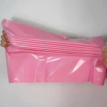 49/99 Self-Sealing Pink Mailing Bags, Multi-Purpose Thickened Postal Pouches for All Seasons, 4 Sizes Available (S，M，L，XL), Suitable for Express Shipping, Gift Wrapping & Office Use
