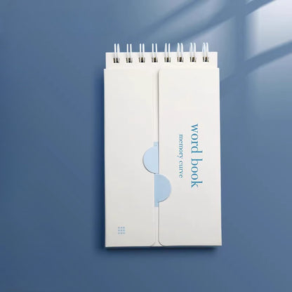 1pc Portable Vocabulary Memorization Notebook - Silent Writing Cover-Up Feature, Paper Material, No Feathers, College Ruled, Suitable for Ages 14+ - Pocket-Sized English/Japanese Language Learning Aid