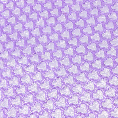 1-Pack Heart-Shaped Plastic Protective Packaging Roll - Enhanced Cushion Foam for Safe Mailing, 500cm/196.85in