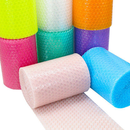 1-Pack Heart-Shaped Plastic Protective Packaging Roll - Enhanced Cushion Foam for Safe Mailing, 500cm/196.85in