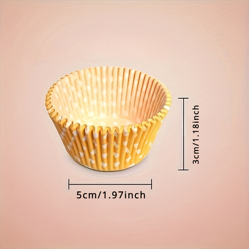 100pcs/box Snow Lady Cake Cups - Oil Proof Paper Holder For Baked Cookies And Cakes