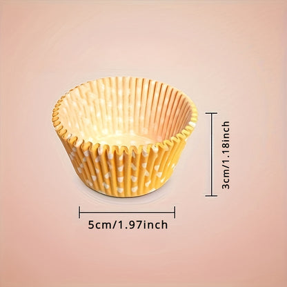 100pcs/box Snow Lady Cake Cups - Oil Proof Paper Holder For Baked Cookies And Cakes