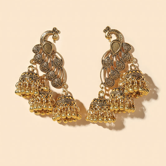 Indian Peacock earrings Vintage Ethnic Earrings