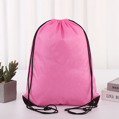 10/20pcs Customizable Polyester Drawstring Backpacks - Personalized Text/Logo, Lightweight Durable Multi-Use Bags for Weddings, Birthdays, Graduation Gifts, Events - Sky Blue, Red, Navy, Black, Event Gift Bags, Bold Visual Ap