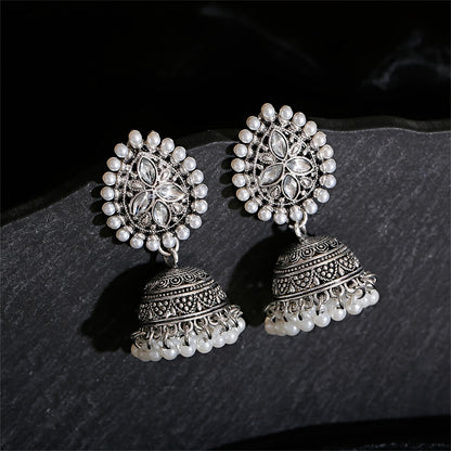 Eastern Bollywood-Inspired Waterdrop-Shaped Earrings for Women