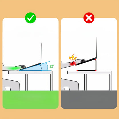 Ergonomic Bamboo Laptop Stand with Wooden Shelf - Portable Reading & Study Desk for Books, Tablets, and Laptops, Retro Style Office Accessory, Laptop Stand for Desk, Durable Construction