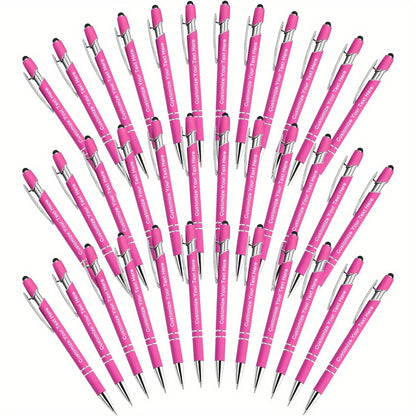 You Can Order Up to 300 Customized Pens for Bulk, with Engraving Services Included to Print Your Name Or Text, Suitable for Business Events, Graduation Commemorations, And More.