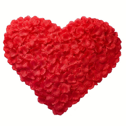 2000pcs Artificial Fake Rose Petals Red Petal Flowers for Romantic Wedding Party Favors Decoration