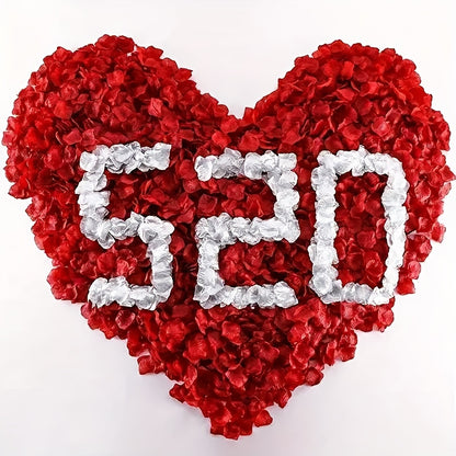 2000pcs Artificial Fake Rose Petals Red Petal Flowers for Romantic Wedding Party Favors Decoration
