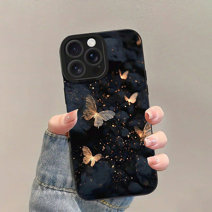 Eye Black Shell Pattern Print Suitable for iPhone 11/12/13/14 Pro Max, 15 Plus, 7/8 Plus, XS/XR, 11 Pro, 12 Pro, 13 Pro, 16 Pro, 16 Plus