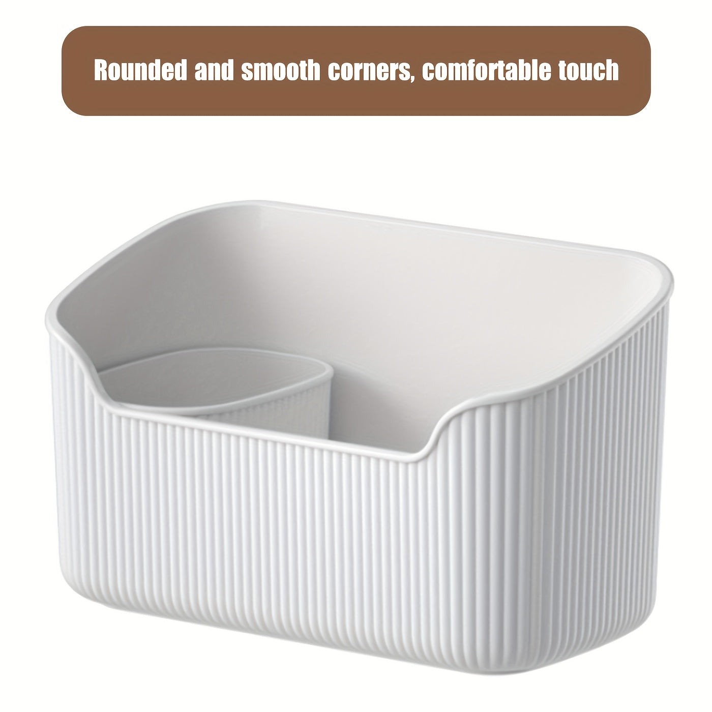 Cosmetic Storage Box - Multi-Compartment Makeup Organizer