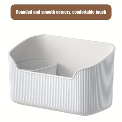 Cosmetic Storage Box - Multi-Compartment Makeup Organizer