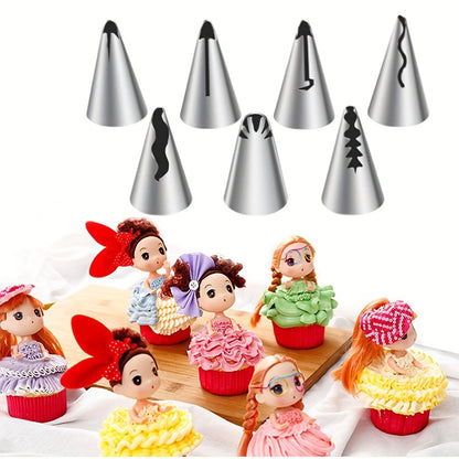 116pcs Cake Decorating Baking Tools Set, Includes Piping Nozzles Pastry Bag Tips Scraper and More Kitchen Gadgets with Storage Box. Buttercream Icing Cheese Bun Dough Pastries DIY for Birthday Parties Family Reunions Holiday