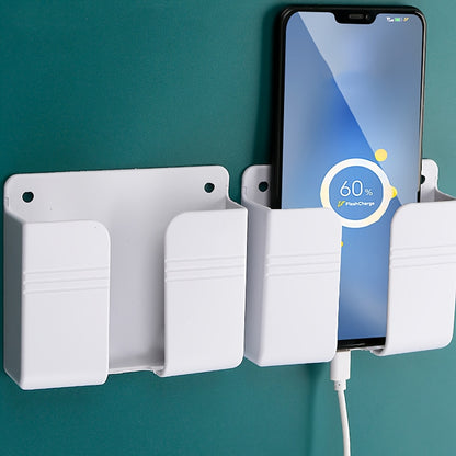 Easy-Install Modern Kitchen Storage Shelf with Phone Holder, Bedside Mobile Phone Charging Stand, Bathroom Accessories, Bathtub Storage And Storage Box, Punch-Free Rack, Kitchen And Toilet Rack, Shelves